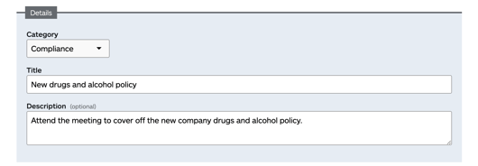 New drugs and alcohol policy-title-description