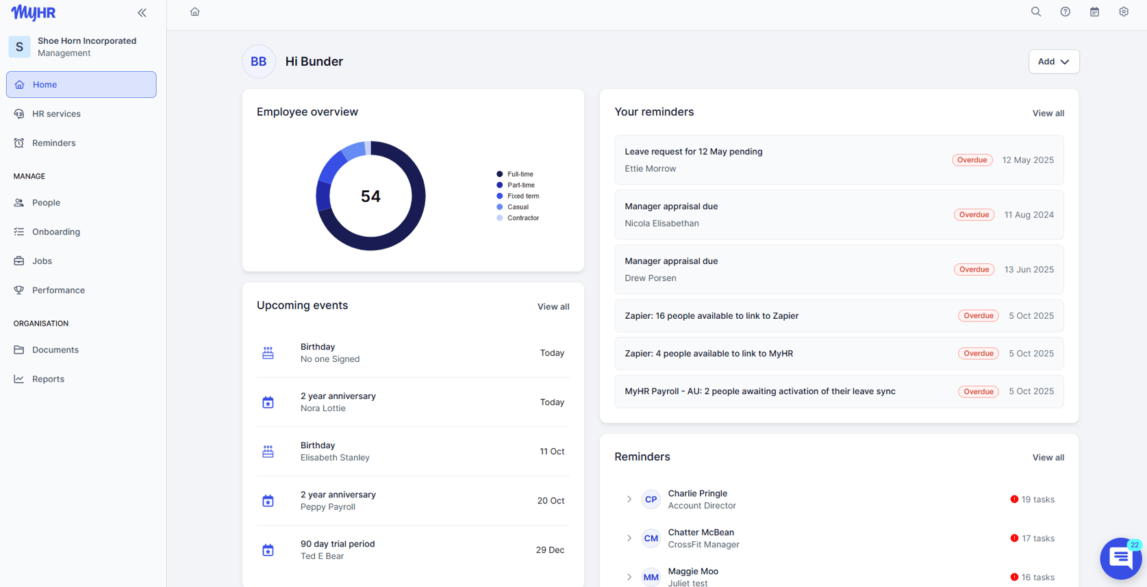 Navigating MyHR