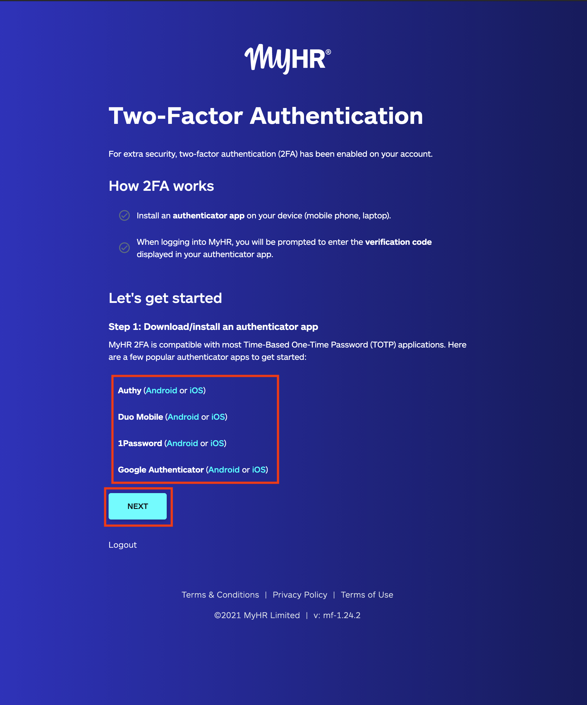 About Two-Factor Authentication (2FA)
